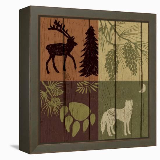 Lodge Four Pack II-Nicholas Biscardi-Framed Stretched Canvas