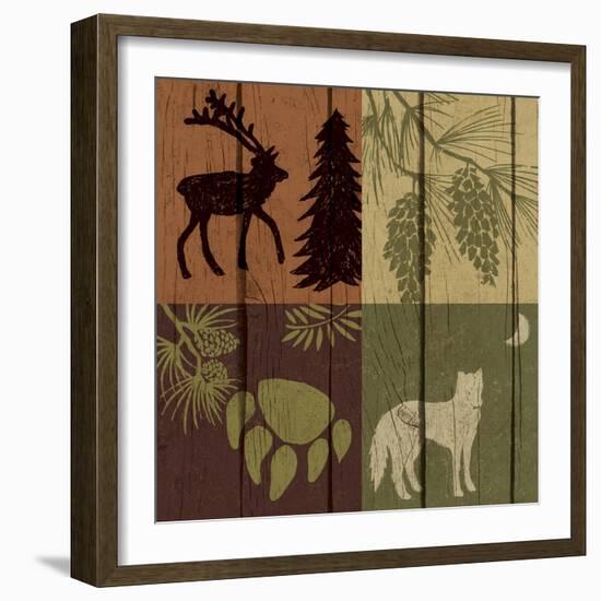 Lodge Four Pack II-Nicholas Biscardi-Framed Premium Giclee Print