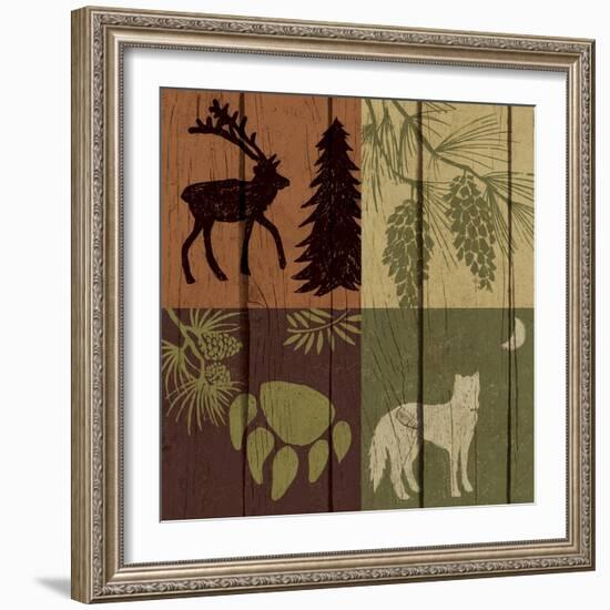 Lodge Four Pack II-Nicholas Biscardi-Framed Art Print