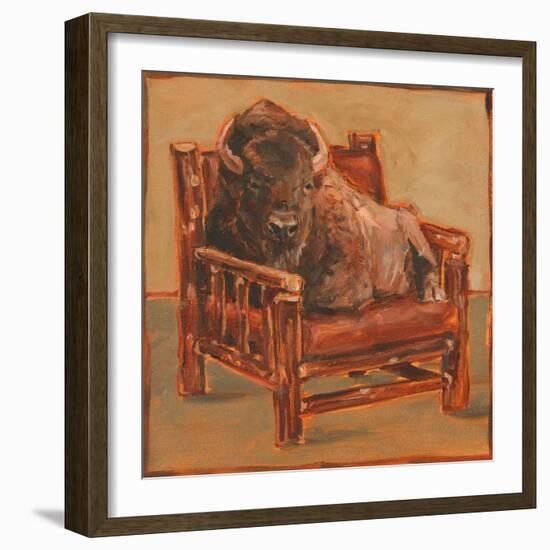 Lodge Friends I-Ethan Harper-Framed Art Print