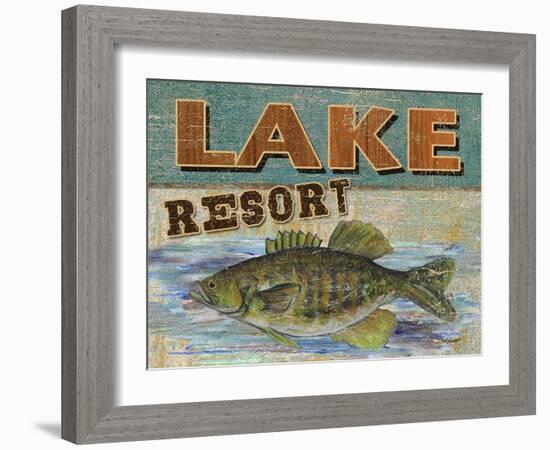 Lodge Get-a-Way-Todd Williams-Framed Art Print