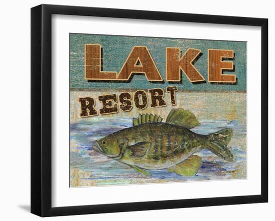 Lodge Get-a-Way-Todd Williams-Framed Art Print