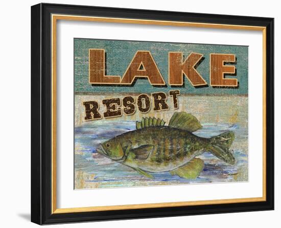 Lodge Get-a-Way-Todd Williams-Framed Art Print