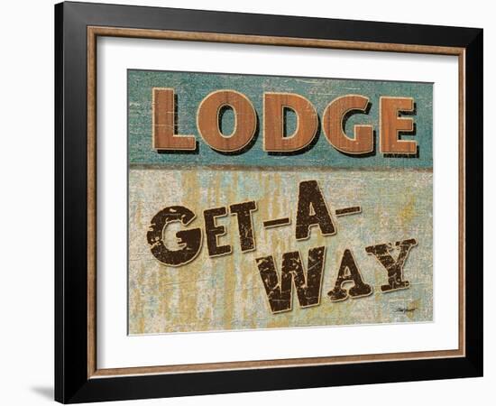 Lodge Get Away-Todd Williams-Framed Art Print