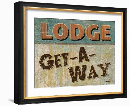 Lodge Get Away-Todd Williams-Framed Art Print