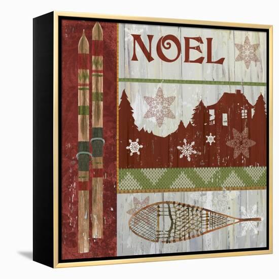 Lodge Greetings Noel-Fiona Stokes-Gilbert-Framed Premier Image Canvas