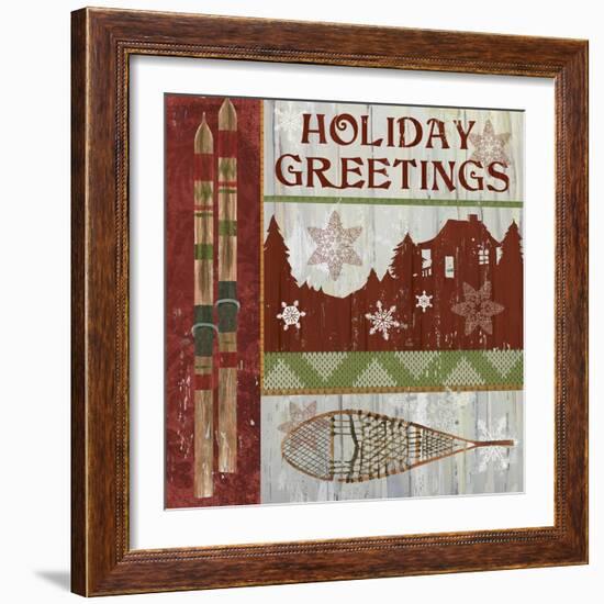 Lodge Greetings-Fiona Stokes-Gilbert-Framed Giclee Print