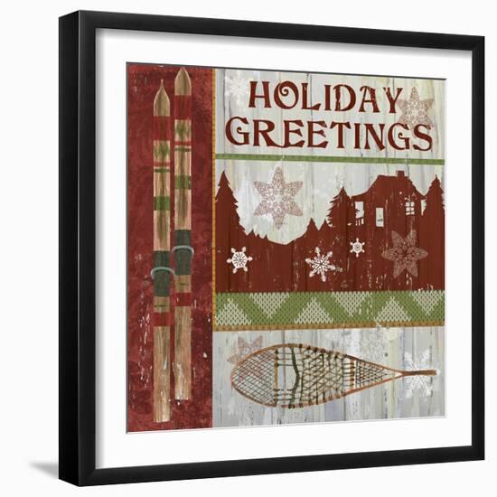 Lodge Greetings-Fiona Stokes-Gilbert-Framed Giclee Print