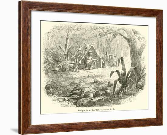 Lodge in a Garden, Isaiah, I, 8-null-Framed Giclee Print