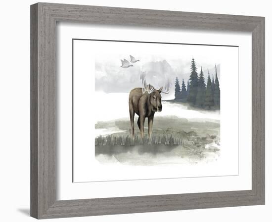 Lodge Landscape III-Grace Popp-Framed Art Print