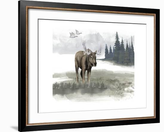 Lodge Landscape III-Grace Popp-Framed Art Print