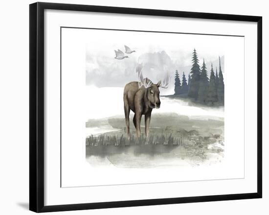 Lodge Landscape III-Grace Popp-Framed Art Print