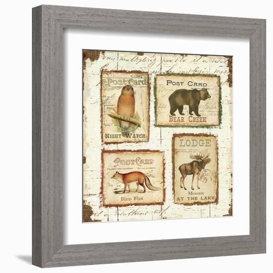 Lodge Memories II-Pela Design-Framed Art Print