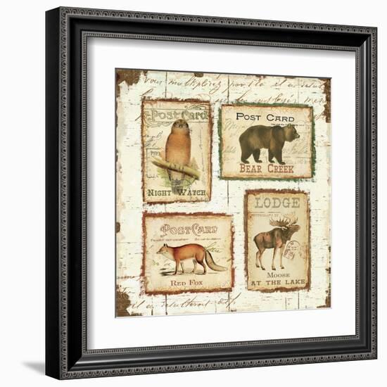 Lodge Memories II-Pela Design-Framed Art Print