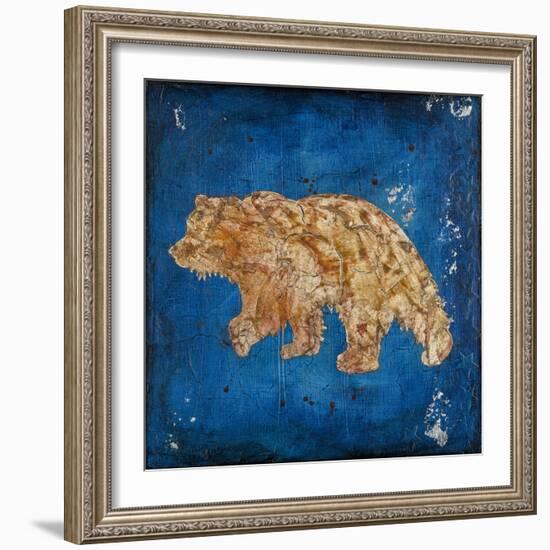 Lodge Pole Pine Bear-LightBoxJournal-Framed Giclee Print