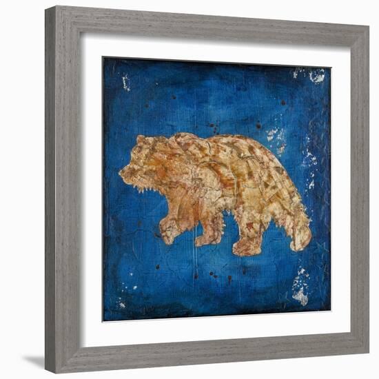 Lodge Pole Pine Bear-LightBoxJournal-Framed Giclee Print