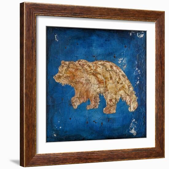 Lodge Pole Pine Bear-LightBoxJournal-Framed Giclee Print