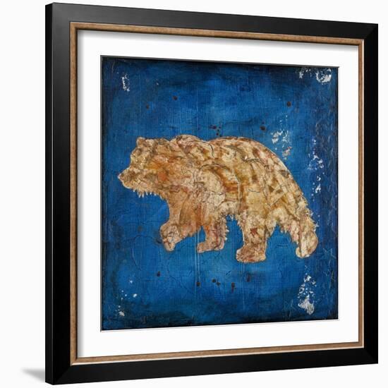 Lodge Pole Pine Bear-LightBoxJournal-Framed Giclee Print