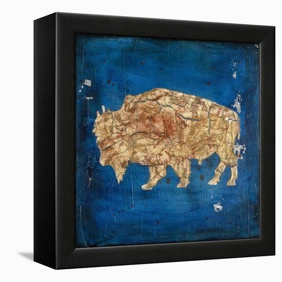 Lodge Pole Pine Bison-LightBoxJournal-Framed Premier Image Canvas