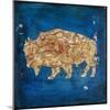 Lodge Pole Pine Bison-LightBoxJournal-Mounted Giclee Print