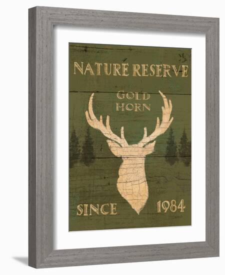 Lodge Signs IX Green-James Wiens-Framed Premium Giclee Print