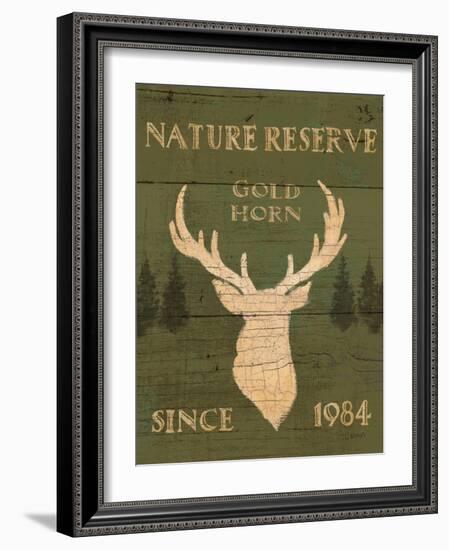 Lodge Signs IX Green-James Wiens-Framed Art Print