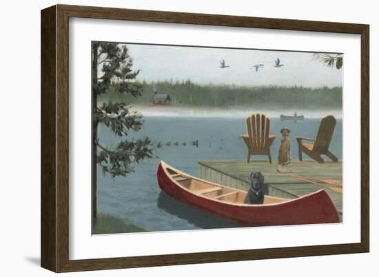 Lodge Trail No Wood-James Wiens-Framed Art Print