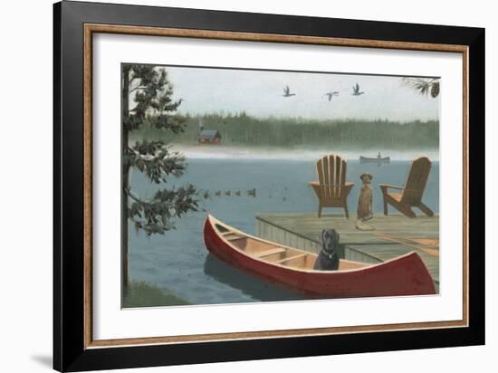 Lodge Trail No Wood-James Wiens-Framed Art Print