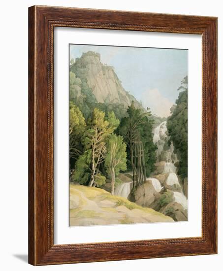 Lodore Falls-Francis Towne-Framed Giclee Print