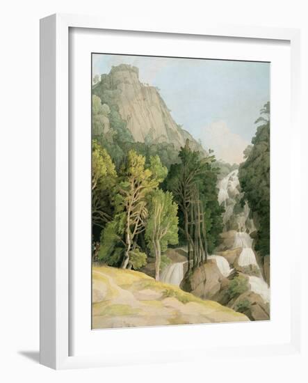 Lodore Falls-Francis Towne-Framed Giclee Print