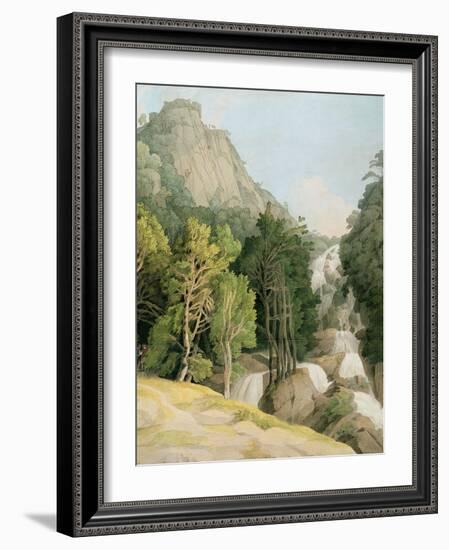 Lodore Falls-Francis Towne-Framed Giclee Print