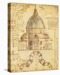 Florence Dome-Lodovic Cardi-Mounted Premium Giclee Print