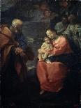 The Vision of Saint Francis, C.1602-Lodovico Carracci-Giclee Print