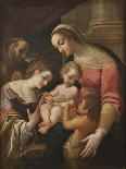 The Mystic Marriage of St Catherine, c.1600-30-Lodovico Carracci-Giclee Print