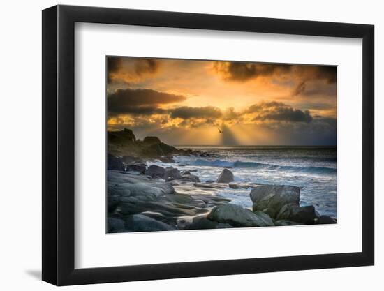 Lofoten Beach and Stones-Marco Carmassi-Framed Photographic Print