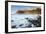 Lofoten islands, Norway, Europe. The last lights of the sunset on the beach.-ClickAlps-Framed Photographic Print