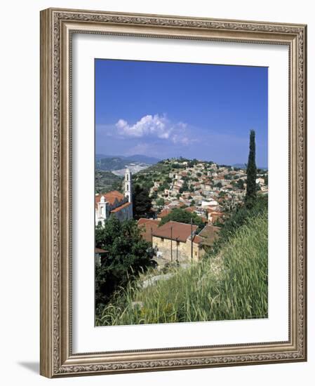 Lofou Village, Troodhos Foothills, Greek Cyprus-Doug Pearson-Framed Photographic Print