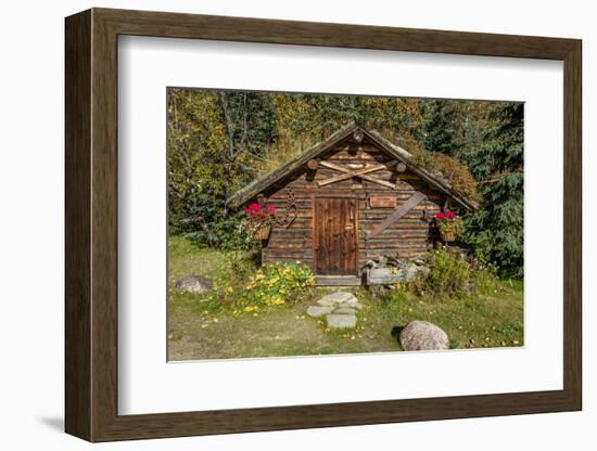 Log Cabin Kantishna, Alaska, Mnt. Denali National Park-null-Framed Photographic Print