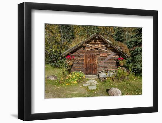 Log Cabin Kantishna, Alaska, Mnt. Denali National Park-null-Framed Photographic Print