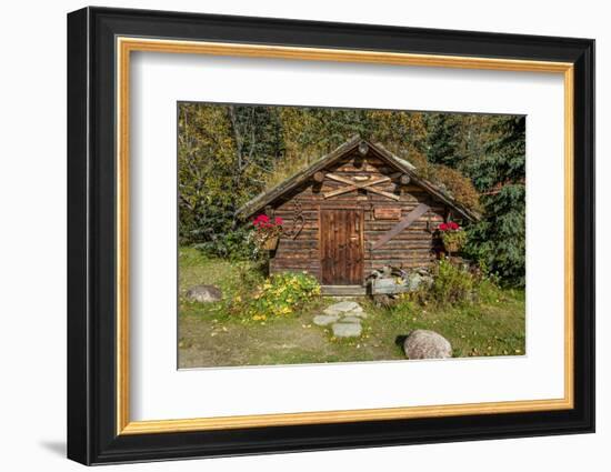 Log Cabin Kantishna, Alaska, Mnt. Denali National Park-null-Framed Photographic Print