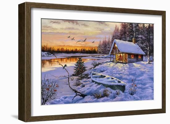 Log Cabin-The Macneil Studio-Framed Giclee Print