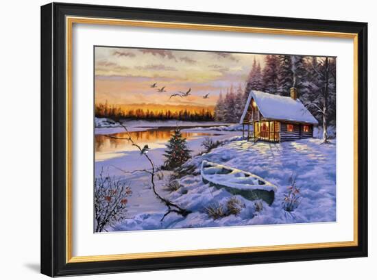 Log Cabin-The Macneil Studio-Framed Giclee Print