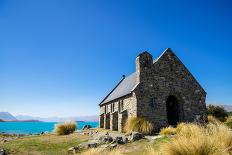 Church of the Good Shepherd, an old church overlooking Lake Tekapo, Tekapo, New Zealand-Logan Brown-Photographic Print