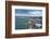 Logan Park, Forsyth Barr Stadium, and Otago Harbor, Dunedin, South Island, New Zealand, aerial-David Wall-Framed Photographic Print