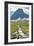 Logan Pass - Glacier National Park, Montana-Lantern Press-Framed Art Print