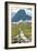 Logan Pass - Glacier National Park, Montana-Lantern Press-Framed Art Print