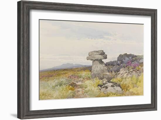 Logan Stone, Rippon Tor , C.1895-96-Frederick John Widgery-Framed Giclee Print