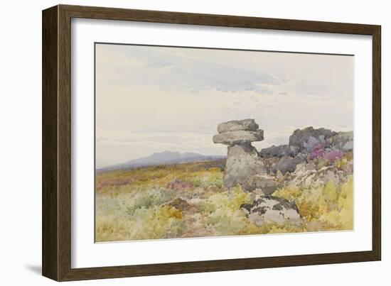 Logan Stone, Rippon Tor , C.1895-96-Frederick John Widgery-Framed Giclee Print