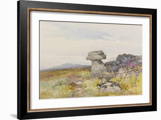 Logan Stone, Rippon Tor , C.1895-96-Frederick John Widgery-Framed Giclee Print