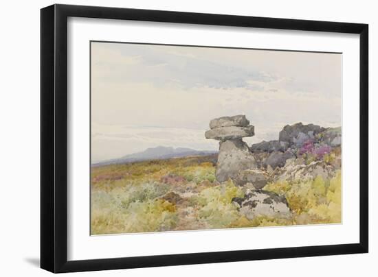 Logan Stone, Rippon Tor , C.1895-96-Frederick John Widgery-Framed Giclee Print